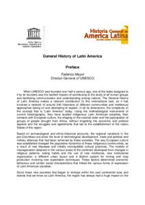 General History of Latin America / UNESCO / Culture / Federico Mayor Zaragoza / General History of the Caribbean / Race and ethnicity in Latin America / Americas / Latin American studies / Latin America