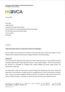 22 June[removed]Julia Leung Under Secretary Financial Services and Treasury Bureau The Government of the Hong Kong Special Administrative Region