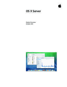 OS X Server  Product Overview October 2013  Product Overview