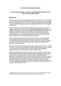 Victorian Essential Learning Standards / Learning circle / Australian nationality law / E-learning / Citizenship / Australian Citizenship Day / Education / Civics / Citizenship education