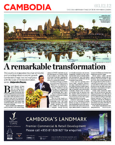 THIS IS AN INDEPENDENT PUBLICATION BY ARCHIMEDIA LONDON  Angkor Wat is the greatest expression of Khmer culture. Below, Prime Minister