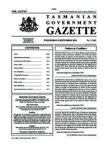 Gazettal Notice-Certification Hopkins