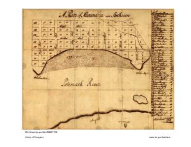 A plan of Alexandria, now Belhaven, 1749