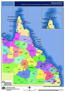 Queensland[removed]Local Government Areas and declared Local Governing Bodies Talbot Islands