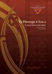 E34  Te Pürongo ä-Tau a Te Taura Whiri i te Reo Mäori mö te tau i mutu i te 30 o Pipiri 2010