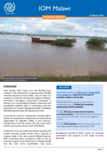 IOM Malawi Floods Sitep No. 2, 12 March 2015