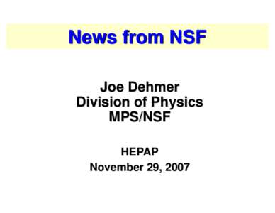 CERN / Particle physics / Fermilab / International Linear Collider / Deep Underground Science and Engineering Laboratory / Large Electron–Positron Collider / Collider / Physics / Chicago metropolitan area / Science