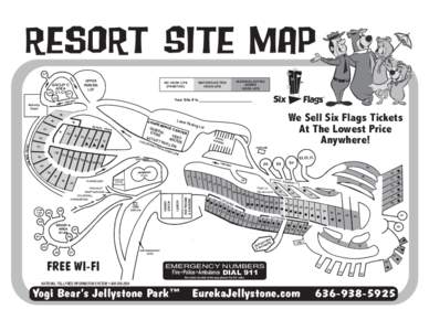 Resort Site Map UPPER PARKING LOT  NO HOOK UPS