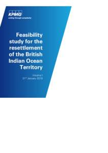 Feasibility study for the resettlement of the British Indian Ocean Territory