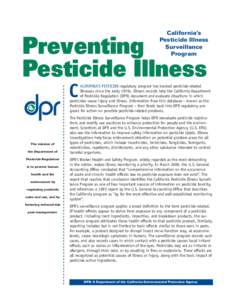 Preventing Pesticide Illness