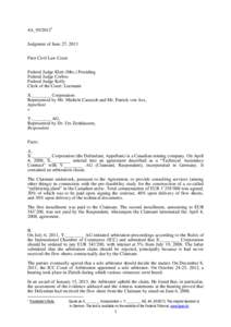 4A_95[removed]Judgment of June 27, 2013 First Civil Law Court Federal Judge Klett (Mrs.) Presiding Federal Judge Corboz Federal Judge Kolly