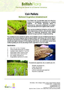 Products - Coir pallet specification sheet.indd