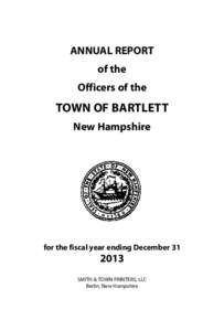 Town Report -Bartlett 2003