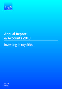 Annual Report & Accounts 2010 Investing in royalties LSE:APF TSX:APY