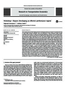 Research in Transportation Economics[removed]62e66  Contents lists available at ScienceDirect Research in Transportation Economics journal homepage: www.elsevier.com/locate/retrec