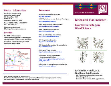 New Mexico State University / Geography of the United States / Farmington /  New Mexico / Consortium for North American Higher Education Collaboration / Education in the United States / Cooperative extension service / Farmington / Agriculture / Colorado State University / North Central Association of Colleges and Schools / Association of Public and Land-Grant Universities / New Mexico