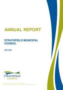 ANNUAL REPORT Header 3 STRATHFIELD MUNICIPAL COUNCIL[removed]