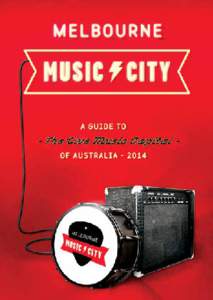 Melbourne Music City Main Map