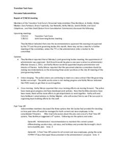 Microsoft Word - TTF Personnel subcommittee report on[removed]meeting.docx