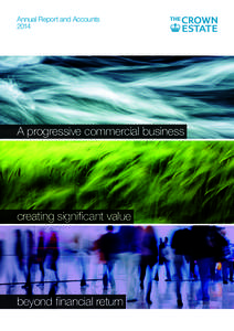 Annual Report and Accounts 2014 A progressive commercial business  creating significant value