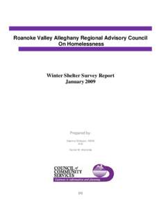 Roanoke Valley Alleghany Regional Advisory Council