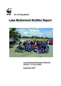 2002 Lake McDermott BioBlitz Report