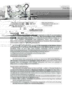 Volume	
  39	
  Issue	
  7	
   October	
  2012	
   Nestor Bibliography of Aegean Prehistory and Related Areas