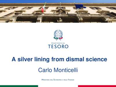 A silver lining from dismal science Carlo Monticelli The market fails to supply vaccines when and where they are demanded Vaccines are subject to severe market failures, because the demand price is lower