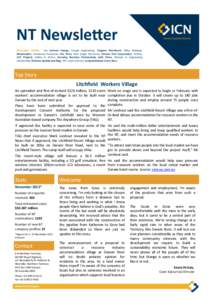 NT Newsletter November edition: Eni, Armour Energy, Clough Engineering, Tangiers Petroleum, Tellus Holdings, Minemakers, Emmerson Resources, Rio Tinto, Rum Jungle Resources, Darwin Port Corporation, Ichthys, CAT Projects