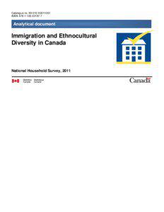 Immigration and Ethnocultural Diversity in Canada