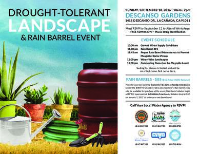 Descanso Gardens / La Caada Flintridge /  California / Rainwater tank / Barrel / Descanso / Gun barrel / Rain / RSVP