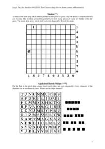 Logic puzzles