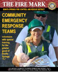 COMMUNITY EMERGENCY RESPONSE TEAMS volunteers with special