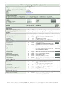 Aprima Functionality and Pricing.xlsx