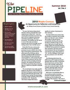 The  PIPELINE Summer 2010 Vol. 7 No. 2