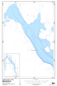 Aishihik Lake / Earth / Yukon / Bathymetry / Mercator projection / Scale / Map projection / Cartography / Physical geography / Aishihik /  Yukon