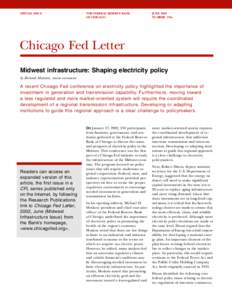 SPECIAL ISSUE  THE FEDERAL RESERVE BANK OF CHICAGO  JUNE 2002