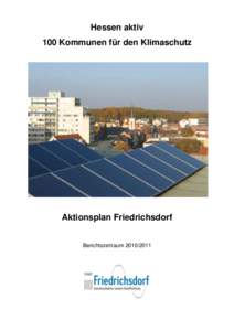 Aktionsplan „Friedrichsdorf klimaaktiv“