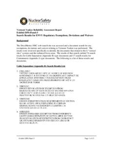 Microsoft Word - Exhibit DPS-Panel-5 deviation search list.doc