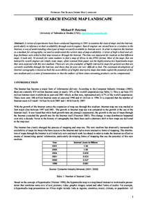 Computing / World Wide Web / Information retrieval / Human–computer interaction / Bing / Search engine optimization / Video search engine / Invisible Web / Web mapping / Internet search engines / Internet / Information science