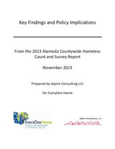    Key Findings and Policy Implications       