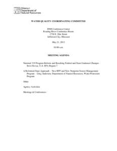 Hydrology / Earth / Total maximum daily load / United States Environmental Protection Agency / Stormwater / Watershed management / Nonpoint source water pollution regulations in the United States / Clean Water Act / Water pollution / Environment / Water