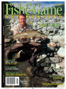 Fish & Game New Zealand  issue seventy New Zealand $9.40 incl GST Australia $9.90