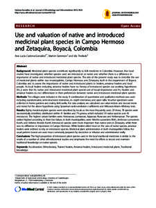 Ethnomedicinal and ecological status of plants in Garhwal Himalaya, India