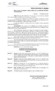 RESOLUCION SENAC N° POR LA CUAL SE DESIGNAN VARIOS CARGOS EN LA SECRETARÍA NACIONAL ANTICORRUPCIÓN. Asunción,  de setiembre de 2014