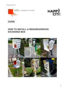 Exchange boxes	
  2015	
   	
   GUIDE  HOW TO INSTALL A NEIGHBOURHOOD