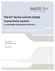 Computing / Information and communication technologies for development / National Telecommunications and Information Administration / Information and communication technologies in education / Information and communications technology / United Nations Information and Communication Technologies Task Force / World Information Technology and Services Alliance / Technology / Communication / Information technology