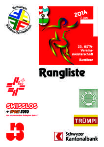 Rangliste  Schulstufenbarren 2