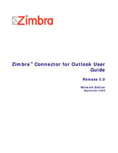 User Instructions Connector for Outlook.book