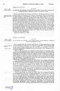 Acreage allotment / Government / Allotment / Rice / Agricultural Adjustment Act / Economy of the United States / Agriculture in the United States / United States Department of Agriculture / Agriculture